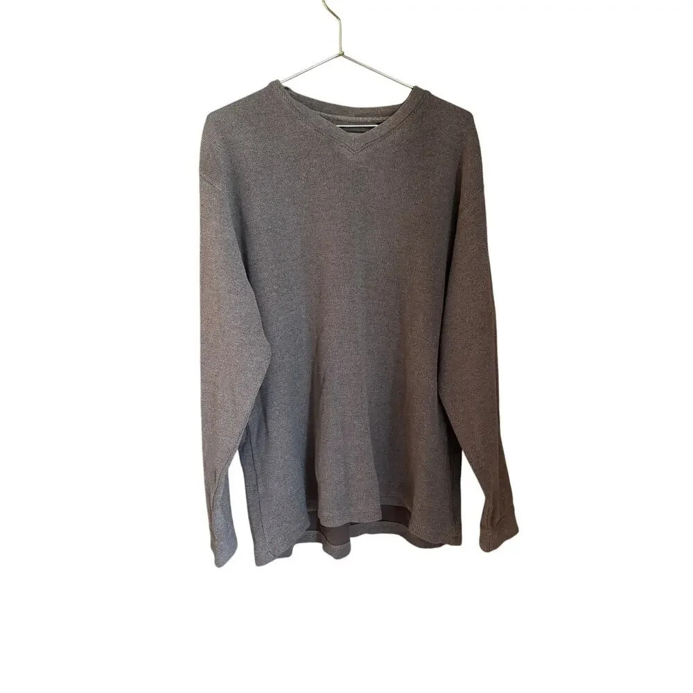 Naturalife mens 100% cotton long sleeve size large high quality
